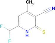 6-Difluoromethyl-2-mercapto-4-methyl-nicotinonitrile