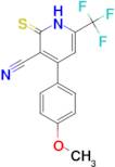 4-(4-Methoxy-phenyl)-2-thioxo-6-trifluoromethyl-1,2-dihydro-pyridine-3-carbonitrile