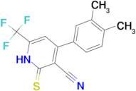 4-(3,4-Dimethyl-phenyl)-2-mercapto-6-trifluoromethyl-nicotinonitrile