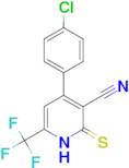 4-(4-Chloro-phenyl)-2-thioxo-6-trifluoromethyl-1,2-dihydro-pyridine-3-carbonitrile