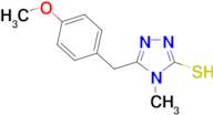 5-(4-Methoxy-benzyl)-4-methyl-4H-[1,2,4]triazole-3-thiol