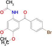 N-[2-(4-Bromo-benzoyl)-4,5-dimethoxy-phenyl]-acetamide