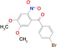 (4-Bromo-phenyl)-(4,5-dimethoxy-2-nitro-phenyl)-methanone