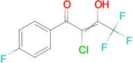 2-Chloro-4,4,4-trifluoro-1-(4-fluoro-phenyl)-butane-1,3-dione