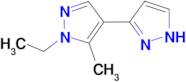 1'-Ethyl-5'-methyl-1H,1'H-[3,4']bipyrazolyl