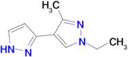 1'-Ethyl-3'-methyl-2H,1'H-[3,4']bipyrazolyl