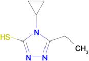 4-Cyclopropyl-5-ethyl-4H-[1,2,4]triazole-3-thiol