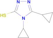4,5-Dicyclopropyl-4H-[1,2,4]triazole-3-thiol