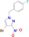 4-Bromo-1-(4-fluoro-benzyl)-3-nitro-1H-pyrazole