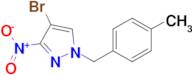 4-Bromo-1-(4-methyl-benzyl)-3-nitro-1H-pyrazole