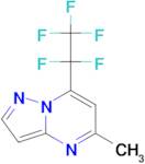 5-Methyl-7-pentafluoroethyl-pyrazolo[1,5-a]-pyrimidine