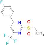 2-Ethanesulfonyl-4-(4-fluoro-phenyl)-6-trifluoromethyl-pyrimidine
