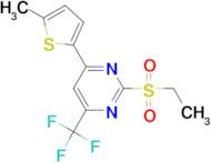 2-Ethanesulfonyl-4-(5-methyl-thiophen-2-yl)-6-trifluoromethyl-pyrimidine