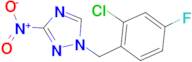 1-(2-Chloro-4-fluoro-benzyl)-3-nitro-1H-[1,2,4]-triazole
