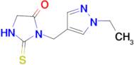 3-(1-Ethyl-1H-pyrazol-4-ylmethyl)-2-thioxo-imidazolidin-4-one