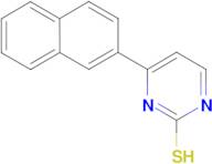 4-Naphthalen-2-yl-pyrimidine-2-thiol