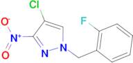 4-Chloro-1-(2-fluoro-benzyl)-3-nitro-1H-pyrazole