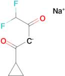 Sodium; 4-cyclopropyl-1,1-difluoro-4-oxo-but-2-en-2-olate