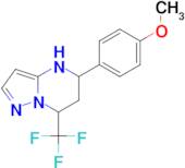 5-(4-Methoxy-phenyl)-7-trifluoromethyl-4,5,6,7-tetrahydro-pyrazolo[1,5-a]pyrimidine