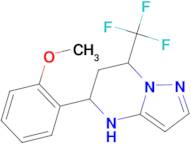 5-(2-Methoxy-phenyl)-7-trifluoromethyl-4,5,6,7-tetrahydro-pyrazolo[1,5-a]pyrimidine