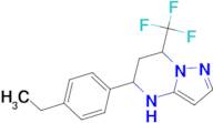 5-(4-Ethyl-phenyl)-7-trifluoromethyl-4,5,6,7-tetrahydro-pyrazolo[1,5-a]pyrimidine