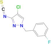 4-Chloro-1-(3-fluoro-benzyl)-3-isothiocyanato-1H-pyrazole