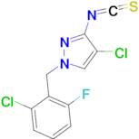4-Chloro-1-(2-chloro-6-fluoro-benzyl)-3-isothiocyanato-1H-pyrazole