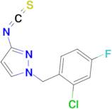 1-(2-Chloro-4-fluoro-benzyl)-3-isothiocyanato-1H-pyrazole
