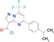 5-(4-Isopropyl-phenyl)-7-trifluoromethyl-pyrazolo-[1,5-a]pyrimidine-3-carbonyl chloride