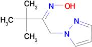 3,3-Dimethyl-1-pyrazol-1-yl-butan-2-one oxime