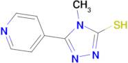 4-Methyl-5-pyridin-4-yl-4H-[1,2,4]triazole-3-thiol