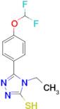 5-(4-Difluoromethoxy-phenyl)-4-ethyl-4H-[1,2,4]-triazole-3-thiol