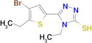 5-(4-Bromo-5-ethyl-thiophen-2-yl)-4-ethyl-4H-[1,2,4]triazole-3-thiol