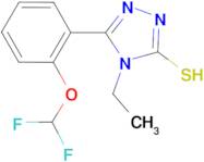 5-(2-Difluoromethoxy-phenyl)-4-ethyl-4H-[1,2,4]-triazole-3-thiol