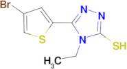 5-(4-Bromo-thiophen-2-yl)-4-ethyl-4H-[1,2,4]triazole-3-thiol