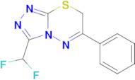 3-Difluoromethyl-6-phenyl-7H-[1,2,4]triazolo[3,4-b][1,3,4]thiadiazine