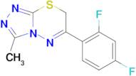 6-(2,4-Difluoro-phenyl)-3-methyl-7H-[1,2,4]-triazolo[3,4-b][1,3,4]thiadiazine