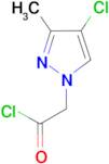 (4-Chloro-3-methyl-pyrazol-1-yl)-acetyl chloride