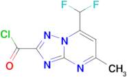 7-Difluoromethyl-5-methyl-[1,2,4]triazolo[1,5-a]-pyrimidine-2-carbonyl chloride