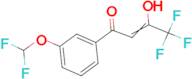 1-(3-Difluoromethoxy-phenyl)-4,4,4-trifluoro-butane-1,3-dione