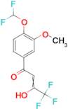 1-(4-Difluoromethoxy-3-methoxy-phenyl)-4,4,4-trifluoro-butane-1,3-dione