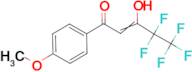 4,4,5,5,5-Pentafluoro-1-(4-methoxy-phenyl)-pentane-1,3-dione