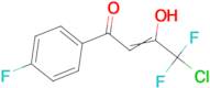 4-Chloro-4,4-difluoro-1-(4-fluoro-phenyl)-butane-1,3-dione