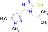 5-(1,5-Dimethyl-1H-pyrazol-3-yl)-4-isobutyl-4H-[1,2,4]triazole-3-thiol