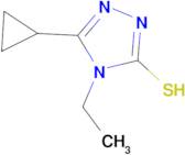 5-Cyclopropyl-4-ethyl-4H-[1,2,4]triazole-3-thiol