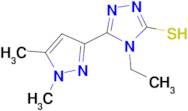 5-(1,5-Dimethyl-1H-pyrazol-3-yl)-4-ethyl-4H-[1,2,4]triazole-3-thiol