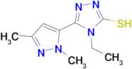 5-(2,5-Dimethyl-2H-pyrazol-3-yl)-4-ethyl-4H-[1,2,4]triazole-3-thiol