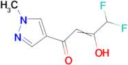 4,4-Difluoro-1-(1-methyl-1H-pyrazol-4-yl)-butane-1,3-dione