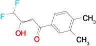 1-(3,4-Dimethylphenyl)-4,4-difluorobutane-1,3-dione