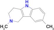2,8-Dimethyl-2,3,4,5-tetrahydro-1H-pyrido[4,3-b]-indole